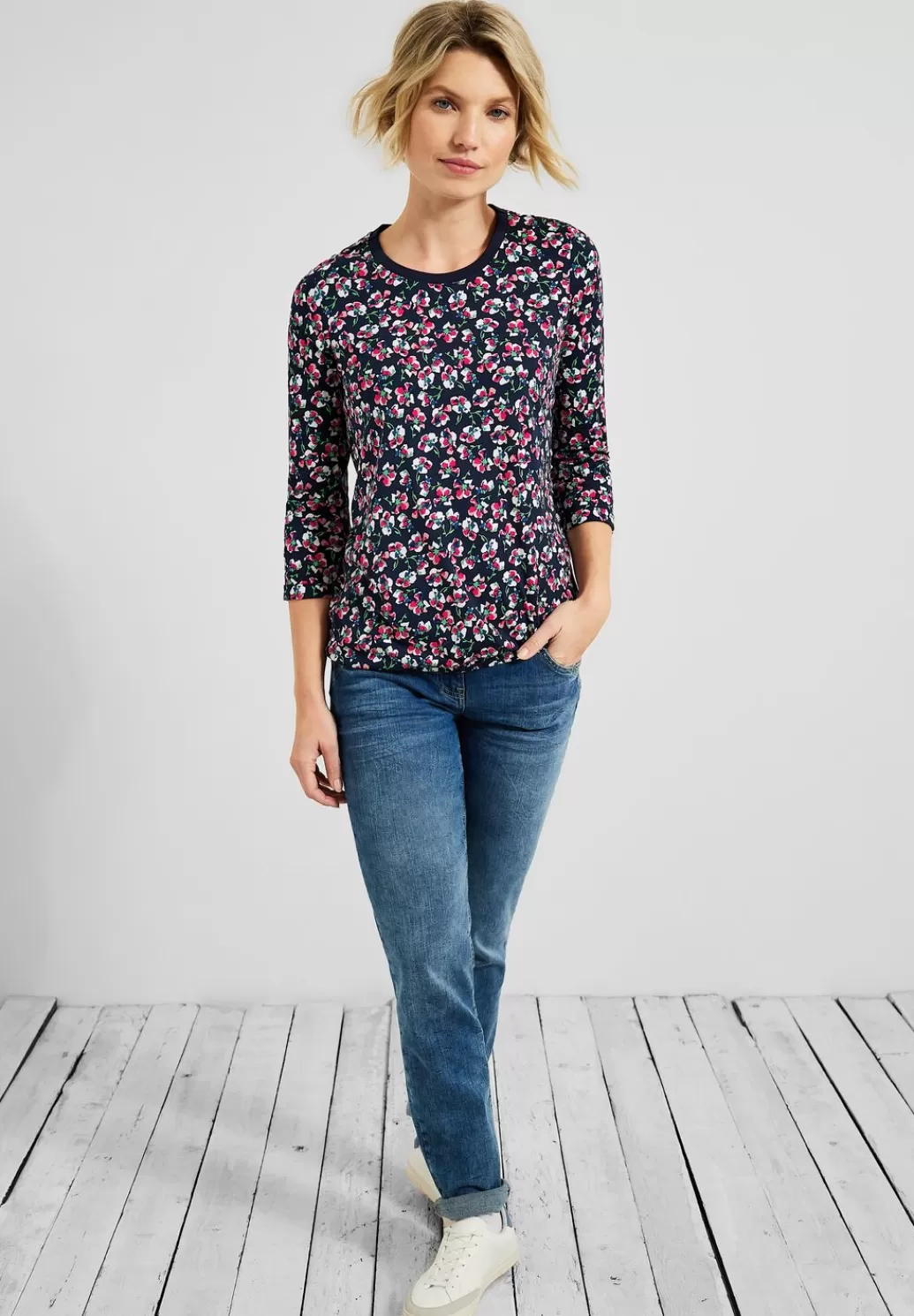 Street One Shirt Mit Blumenmuster^Damen 3/4-Arm Shirts