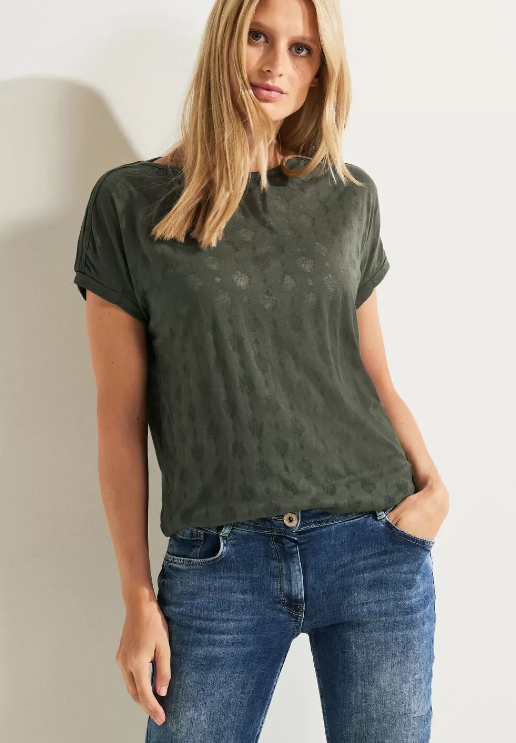 Street One Shirt Mit Burn Out Print^Damen Shirts