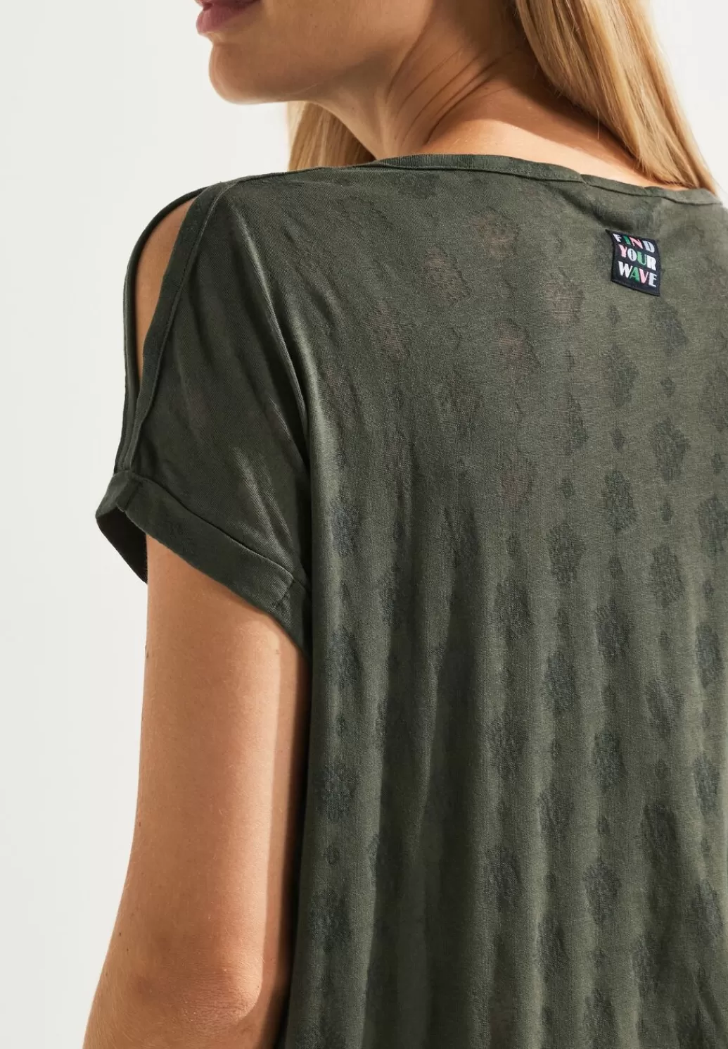 Street One Shirt Mit Burn Out Print^Damen Shirts