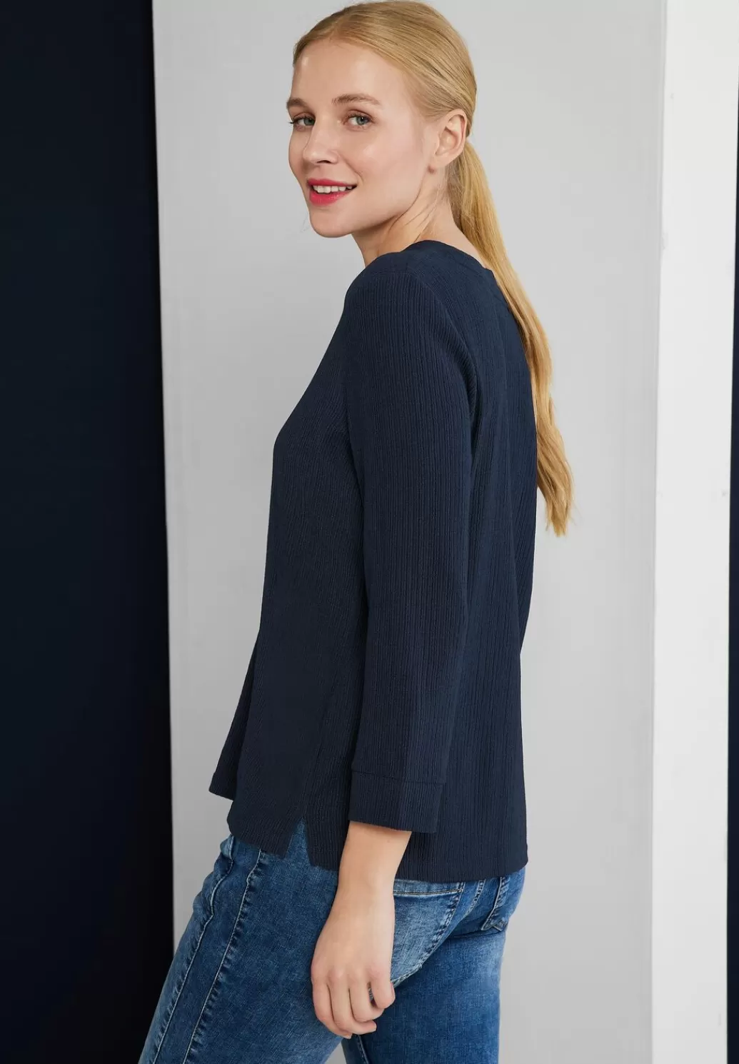 Street One Shirt Mit Feiner Struktur^Damen 3/4-Arm Shirts