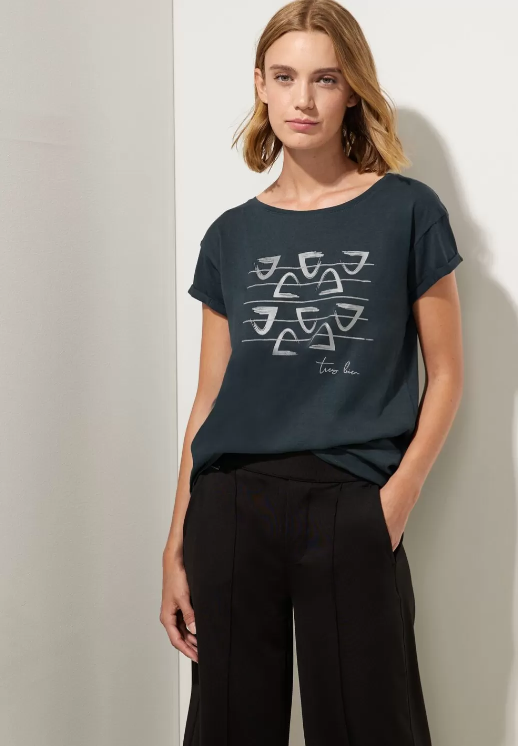 Street One Shirt Mit Folienprint^Damen Shirts