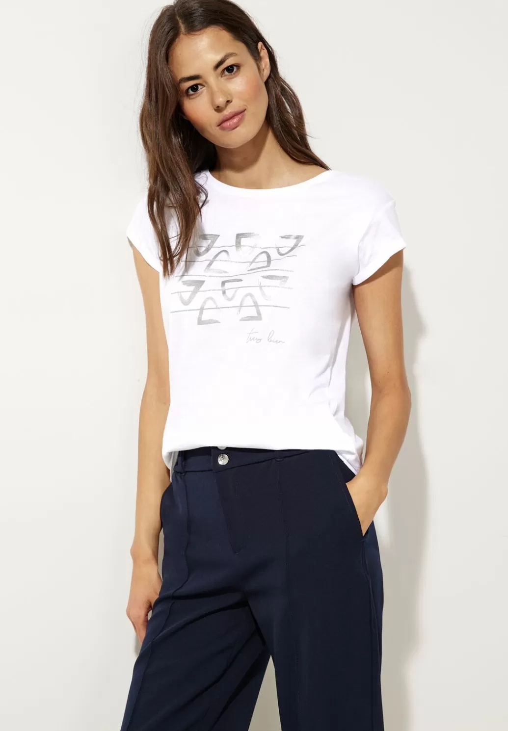 Street One Shirt Mit Folienprint^Damen Shirts