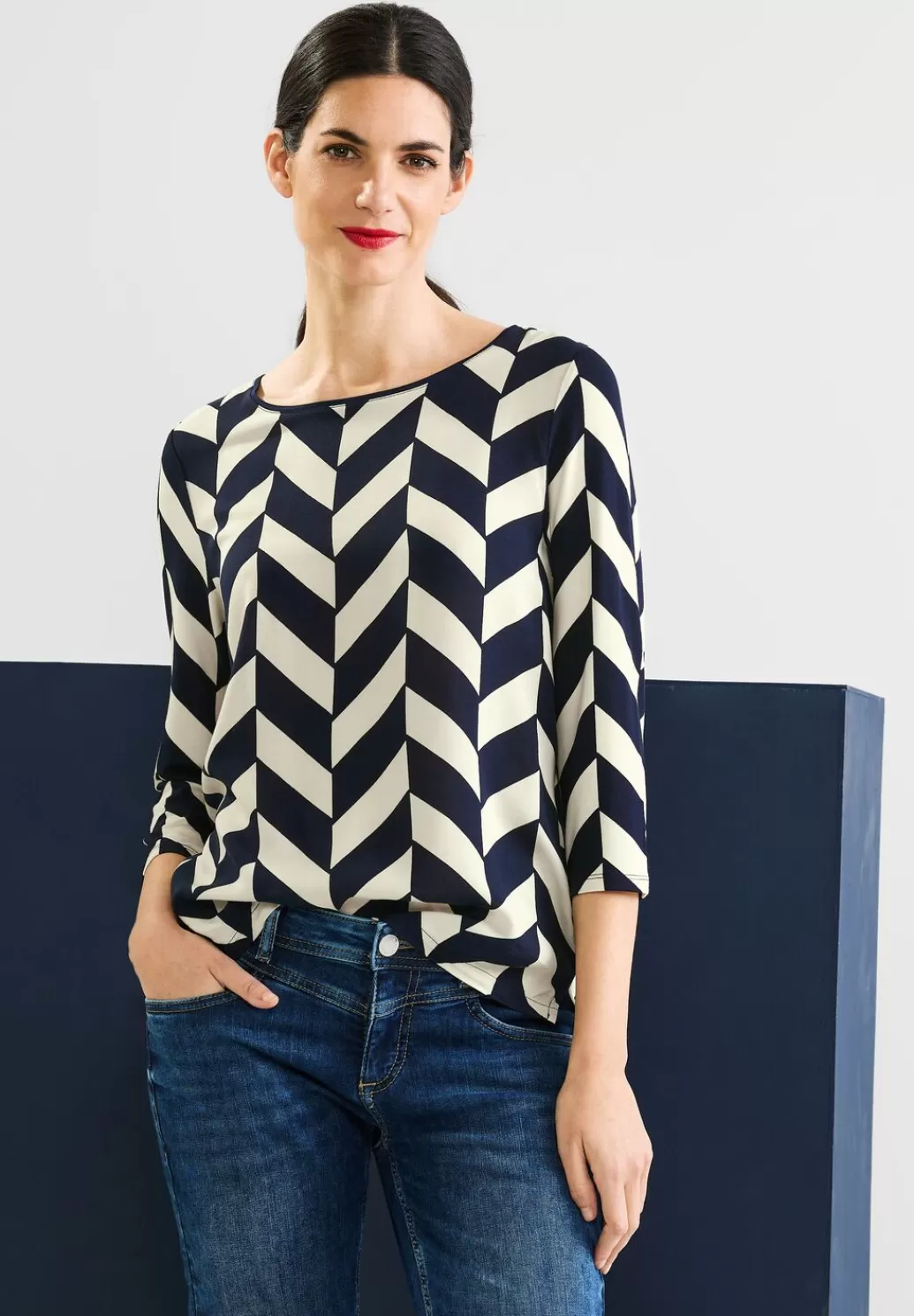 Street One Shirt Mit Grafischem Print^Damen 3/4-Arm Shirts