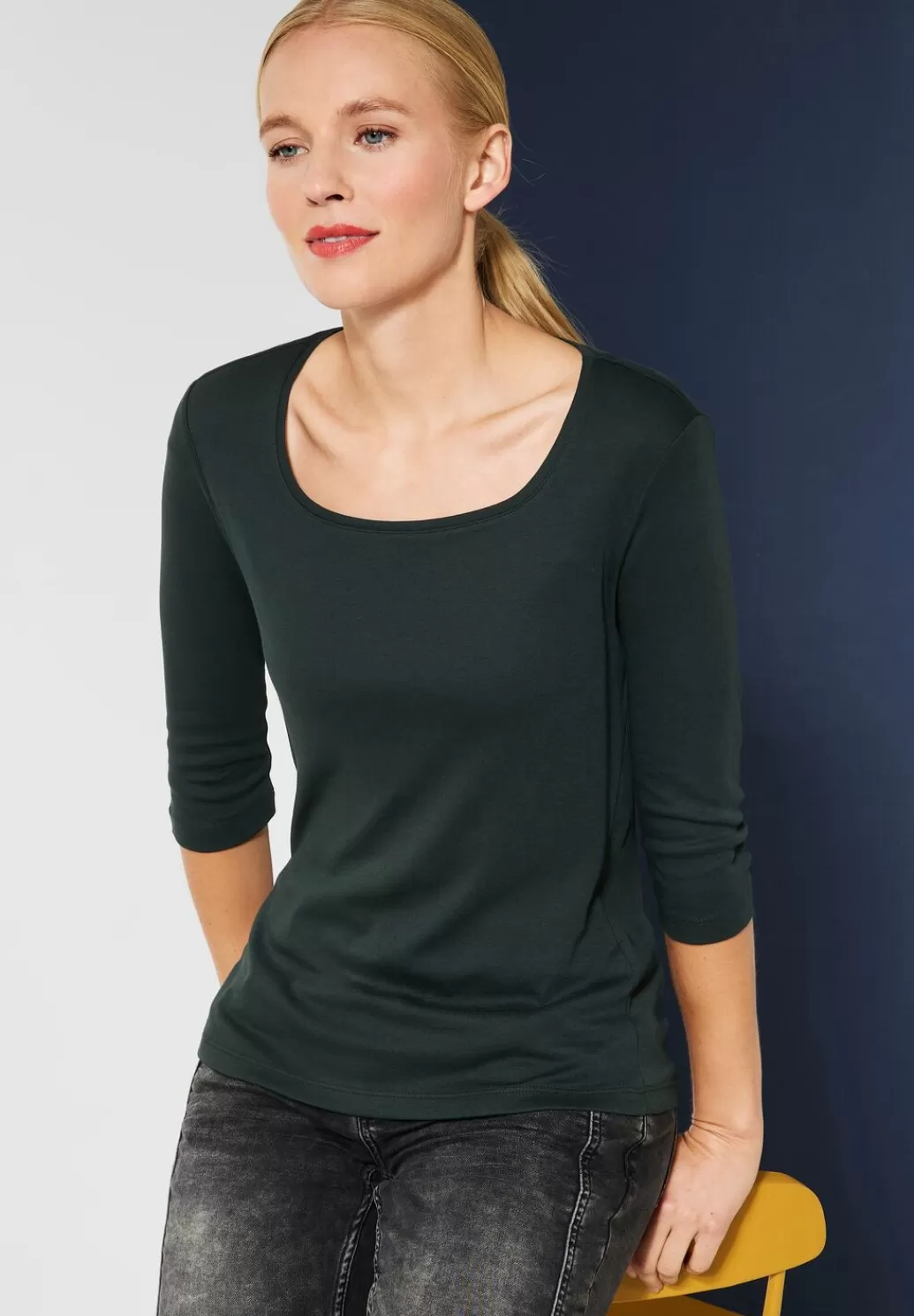 Street One Shirt Mit Karree Ausschnitt^Damen 3/4-Arm Shirts