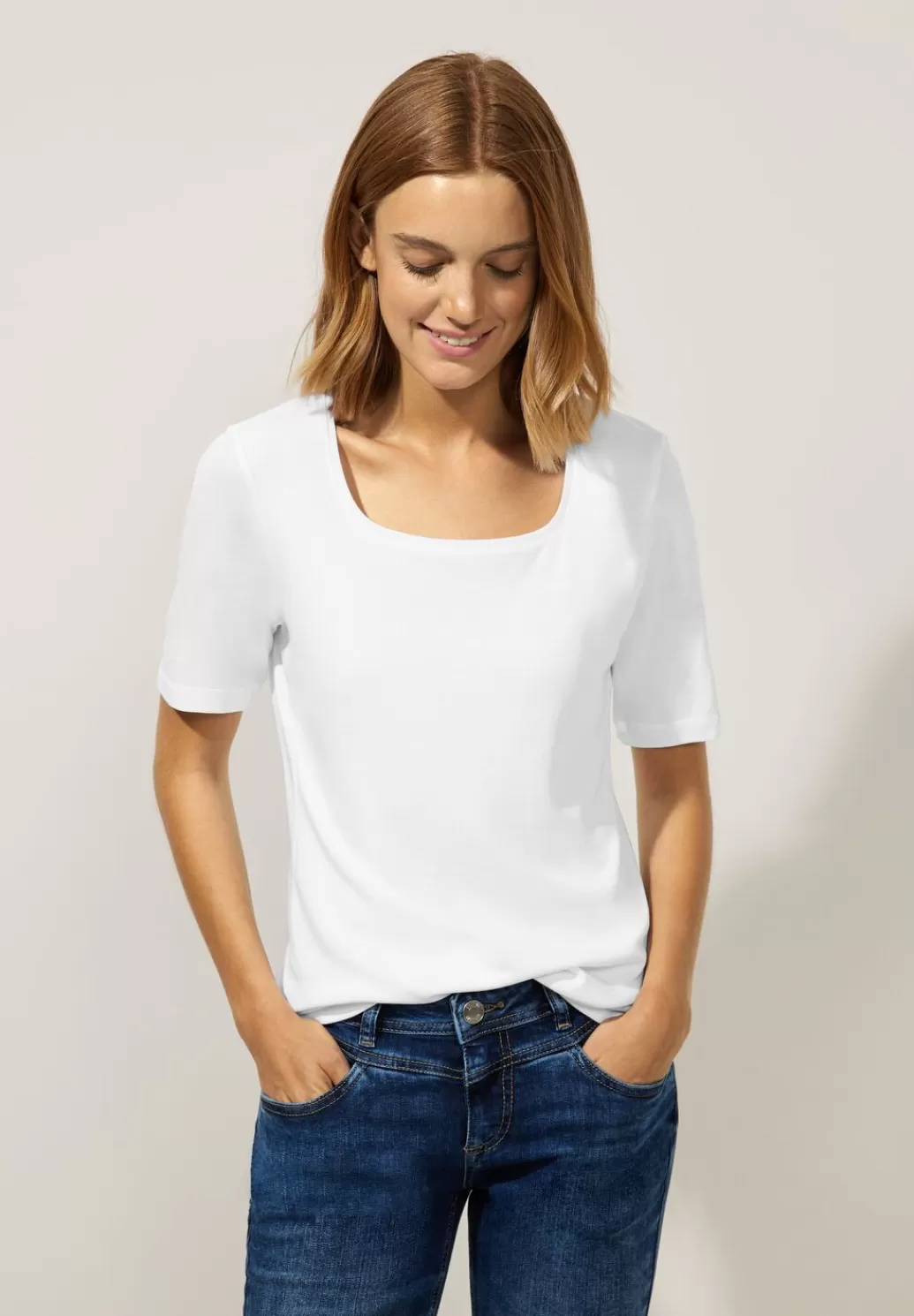 Street One Shirt Mit Karree Ausschnitt^Damen Shirts