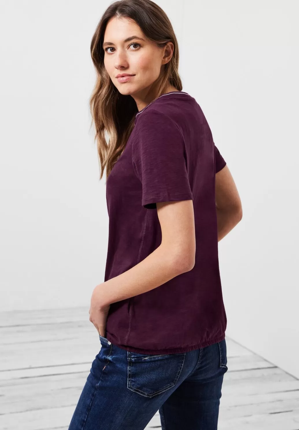 Street One Shirt Mit Kurzer Knopfleiste^Damen Shirts