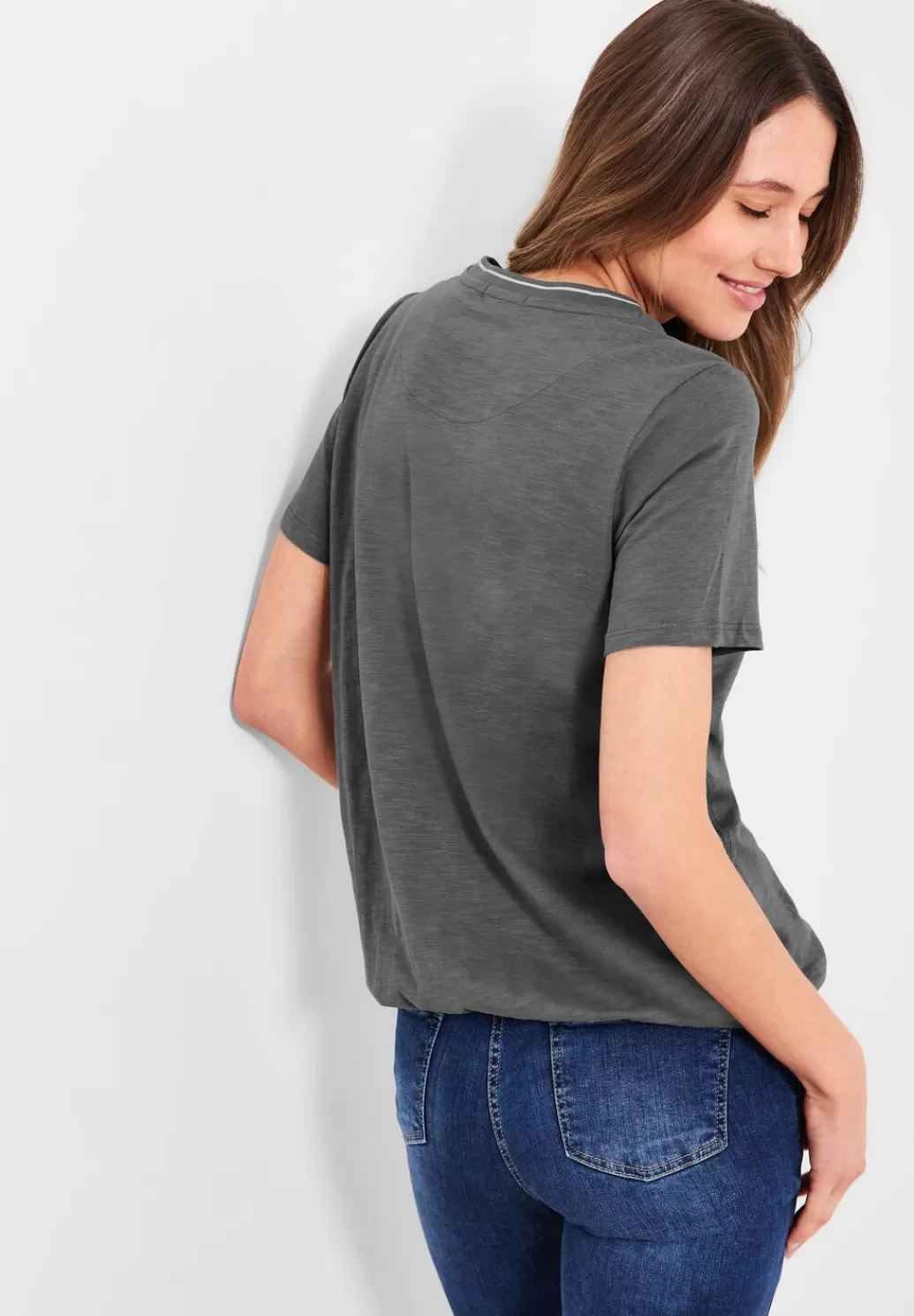 Street One Shirt Mit Kurzer Knopfleiste^Damen Shirts