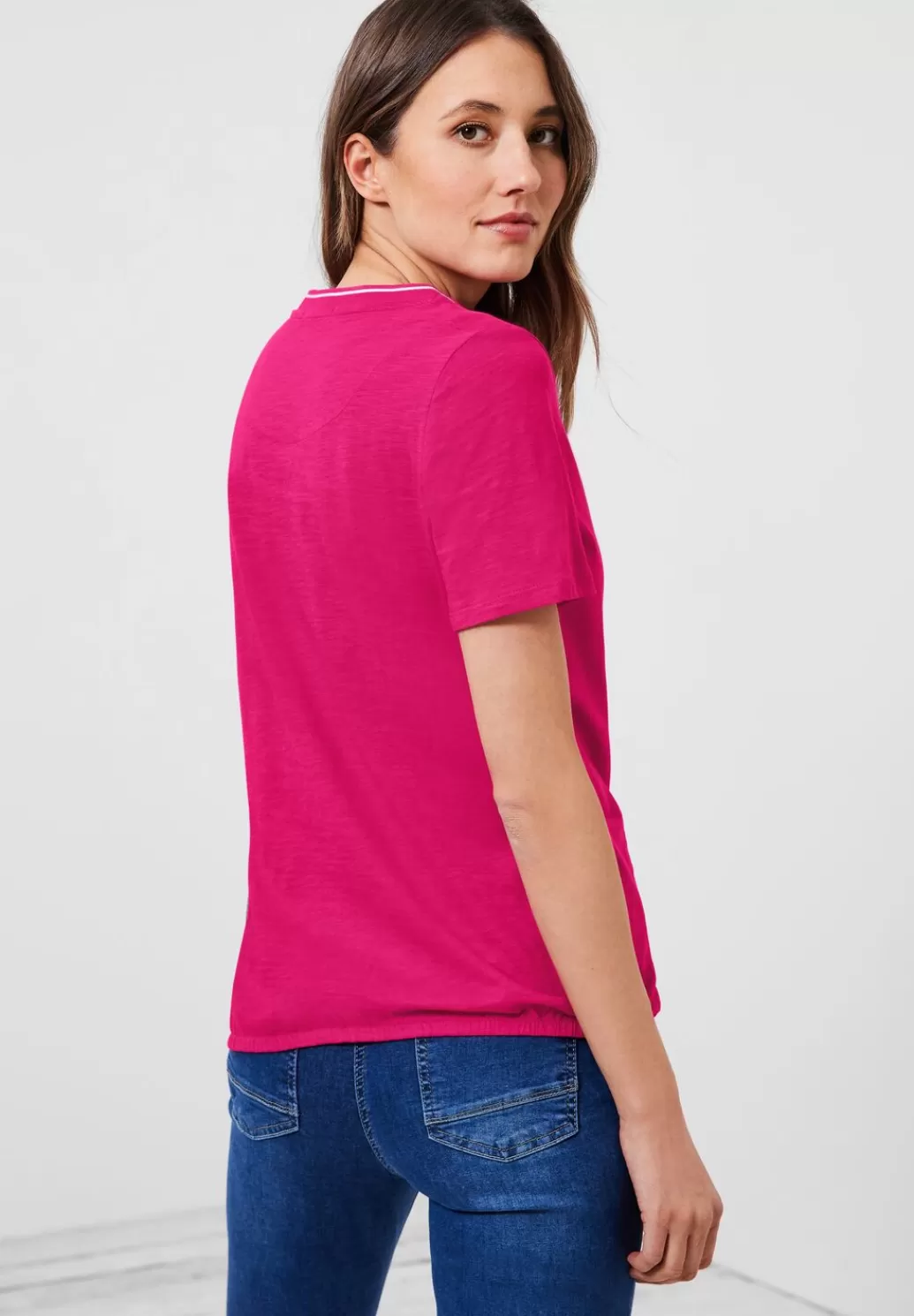 Street One Shirt Mit Kurzer Knopfleiste^Damen Shirts