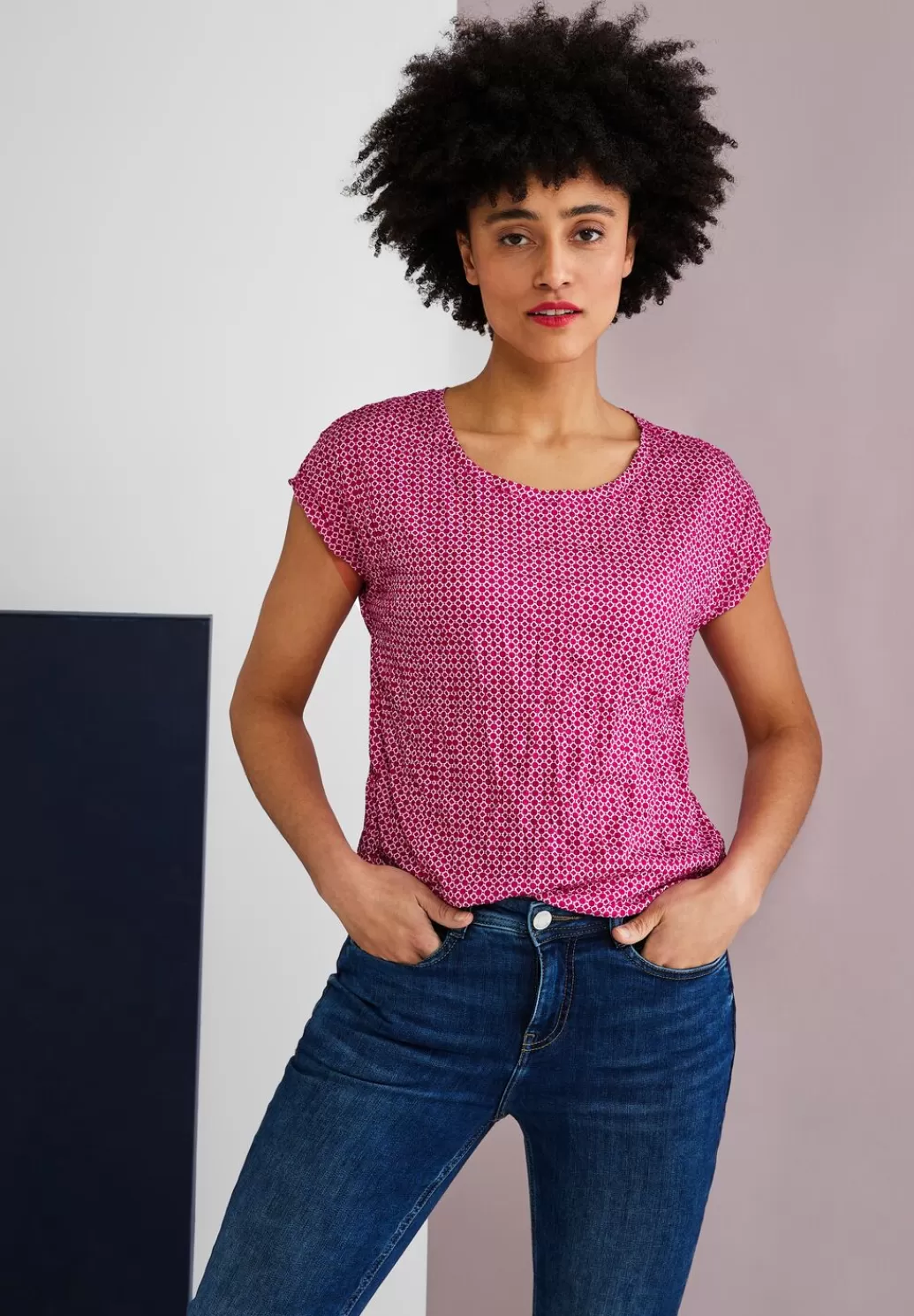 Street One Shirt Mit Minimalprint^Damen Shirts