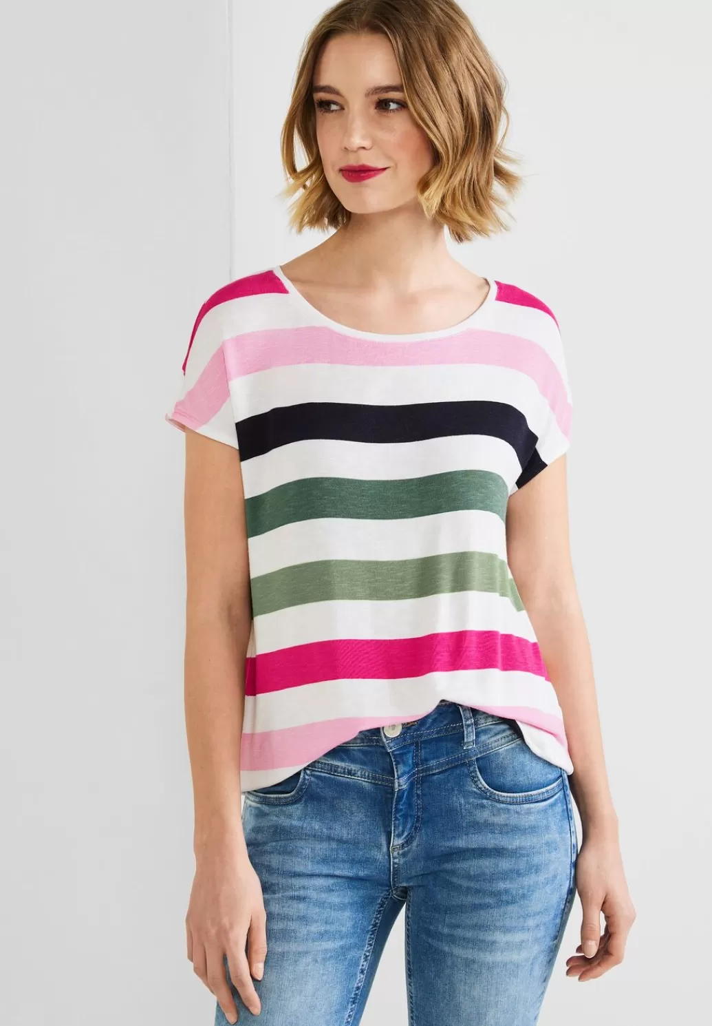 Street One Shirt Mit Multicolorstreifen^Damen Shirts