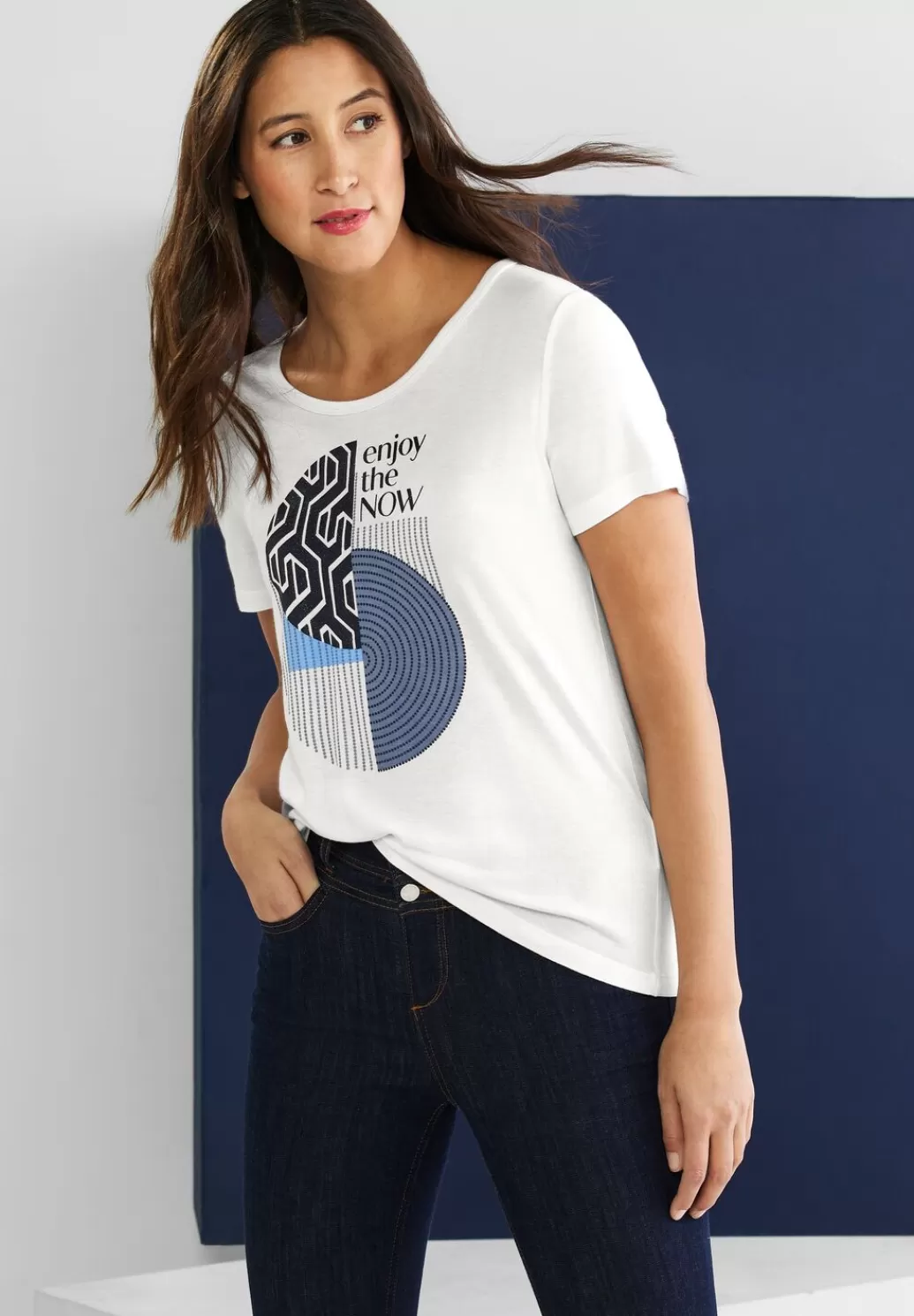 Street One Shirt Mit Partprint^Damen Shirts