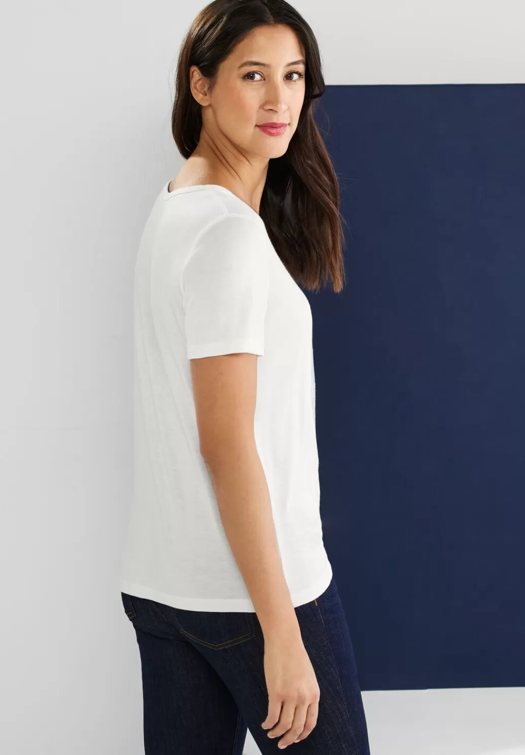 Street One Shirt Mit Partprint^Damen Shirts