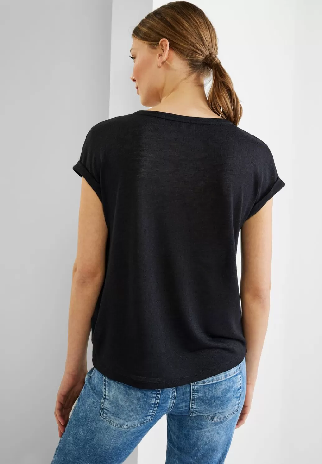 Street One Shirt Mit Partprint^Damen Shirts