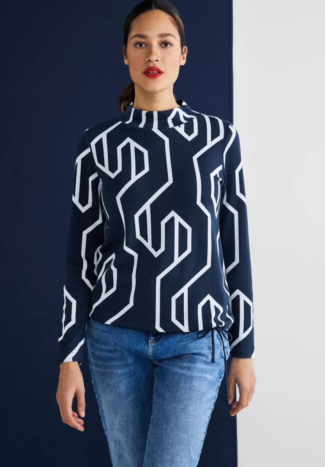 Street One Shirt Mit Print^Damen Langarm Shirts