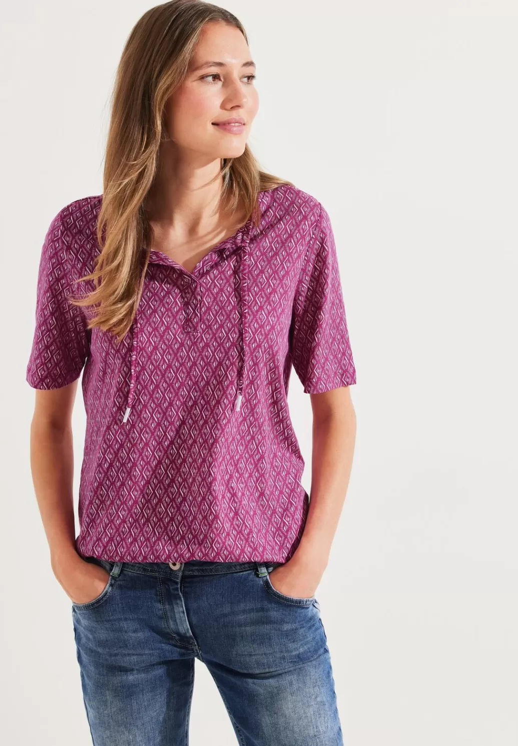 Street One Shirt Mit Rhombus Print^Damen Shirts