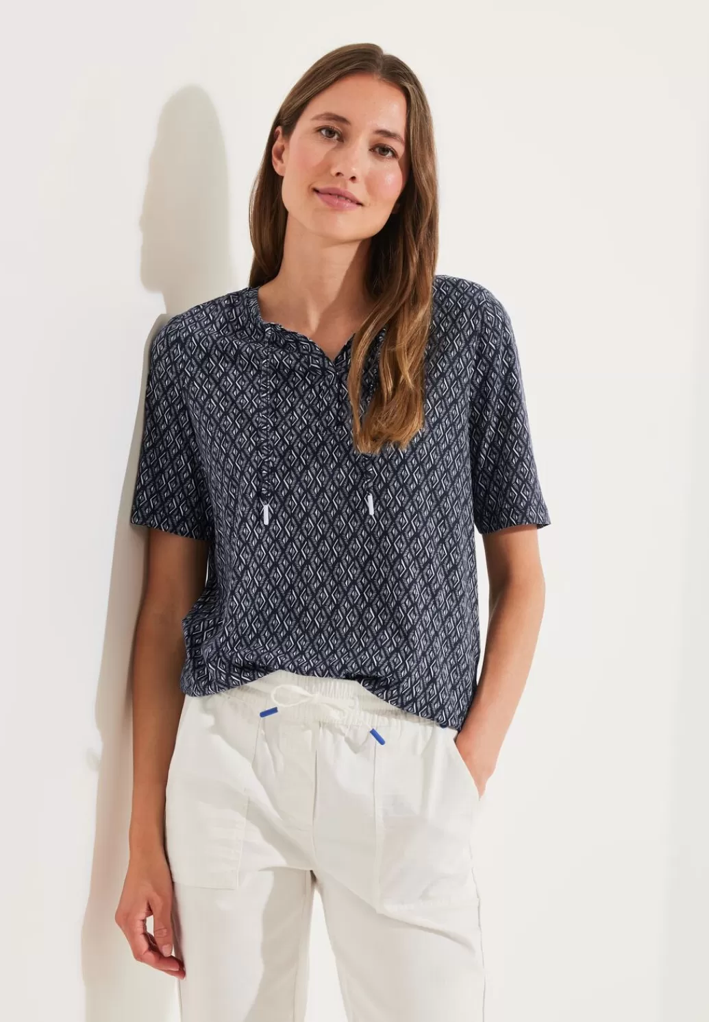 Street One Shirt Mit Rhombus Print^Damen Shirts