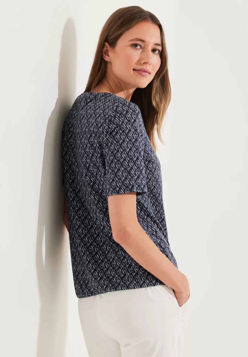 Street One Shirt Mit Rhombus Print^Damen Shirts