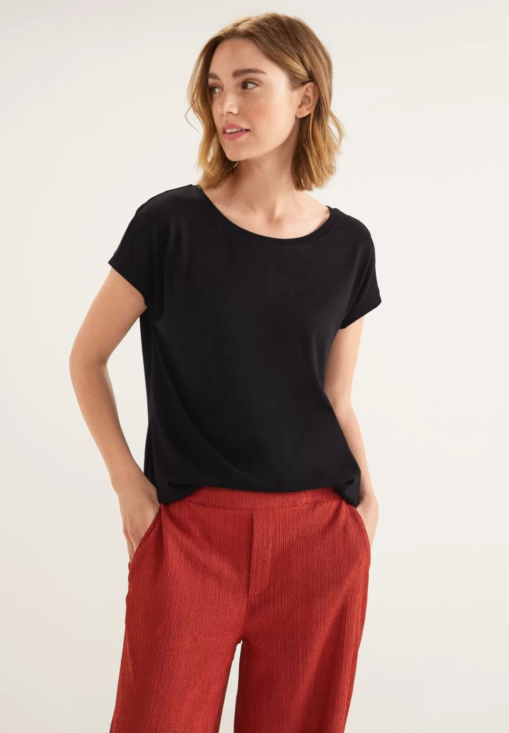 Street One Shirt Mit Ripptapes^Damen Shirts