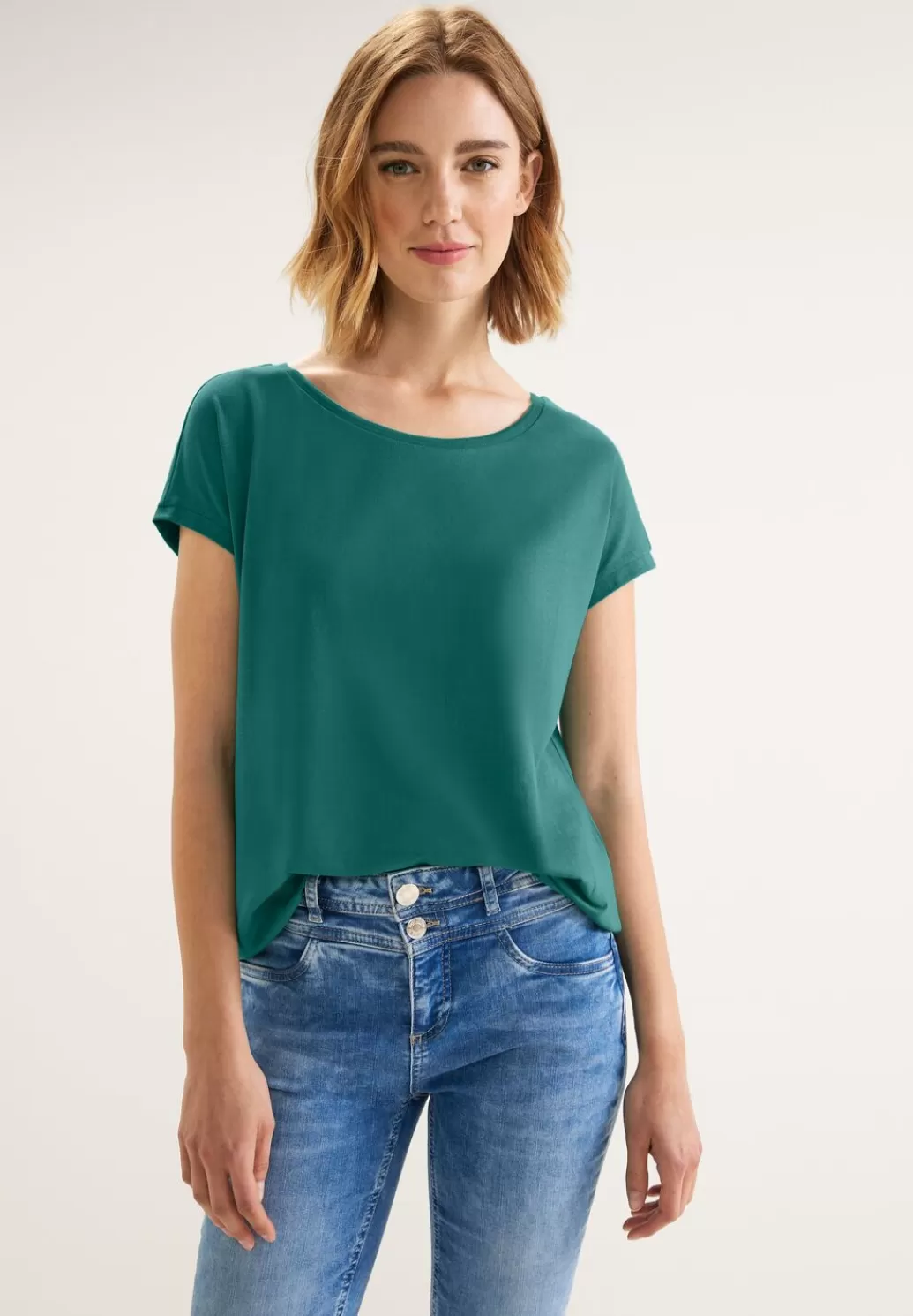 Street One Shirt Mit Ripptapes^Damen Shirts