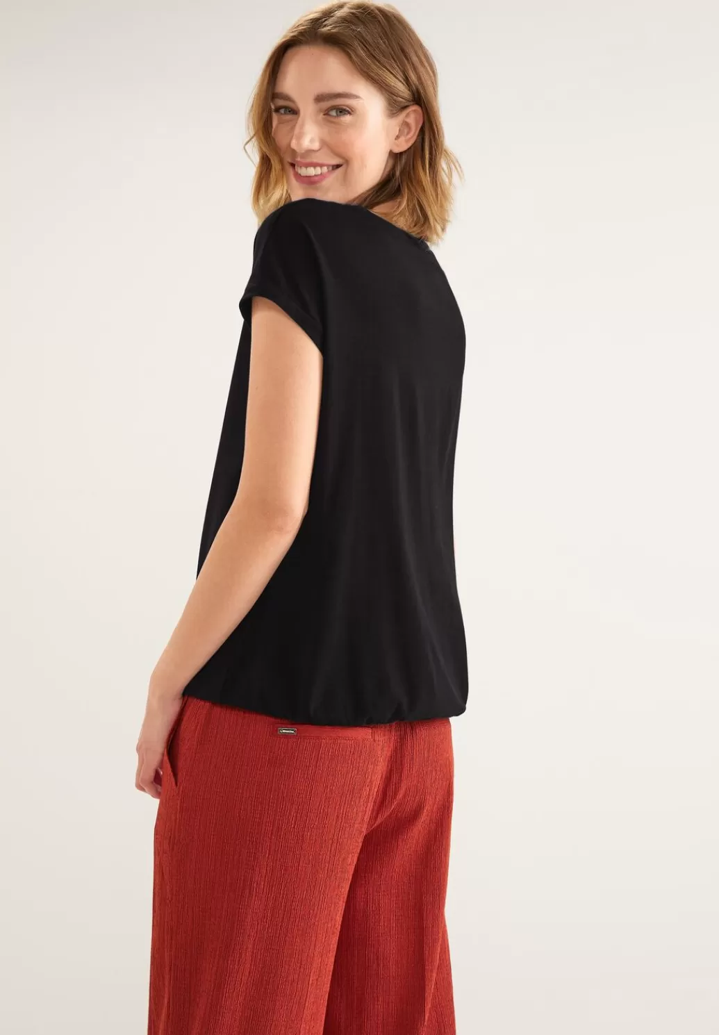 Street One Shirt Mit Ripptapes^Damen Shirts