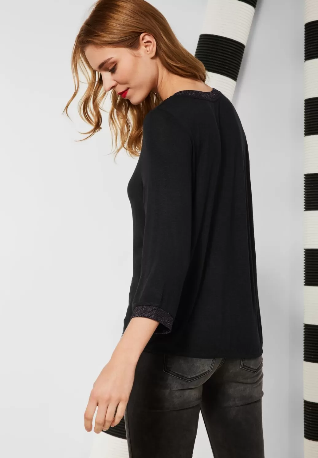 Street One Shirt Mit Schimmerdetails^Damen 3/4-Arm Shirts