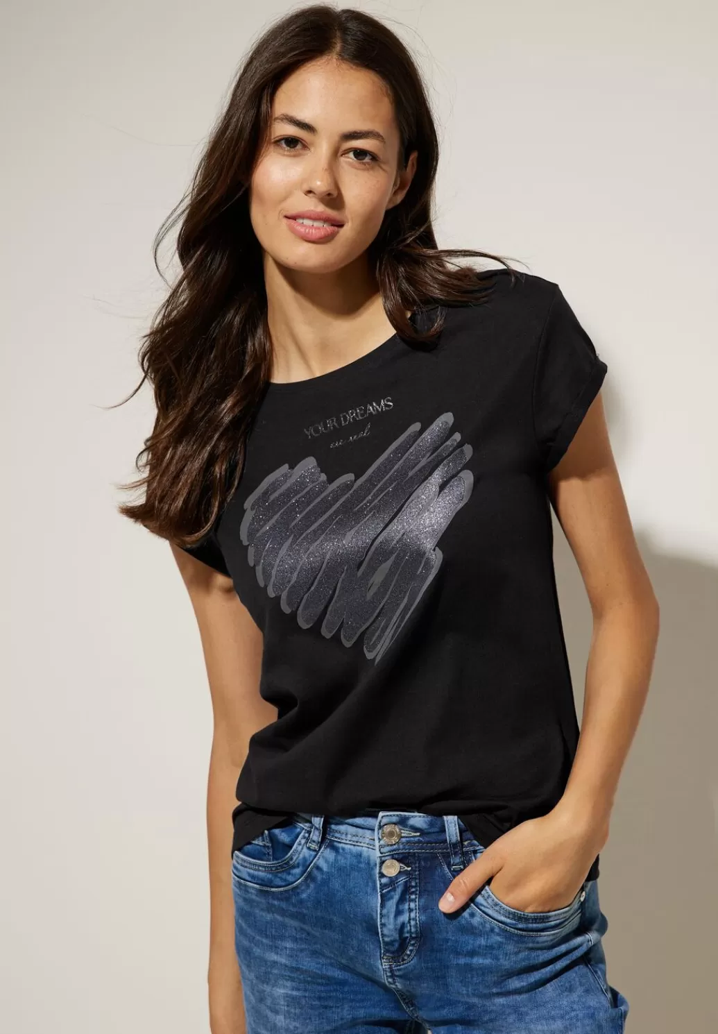 Street One Shirt Mit Schimmerprint^Damen Shirts