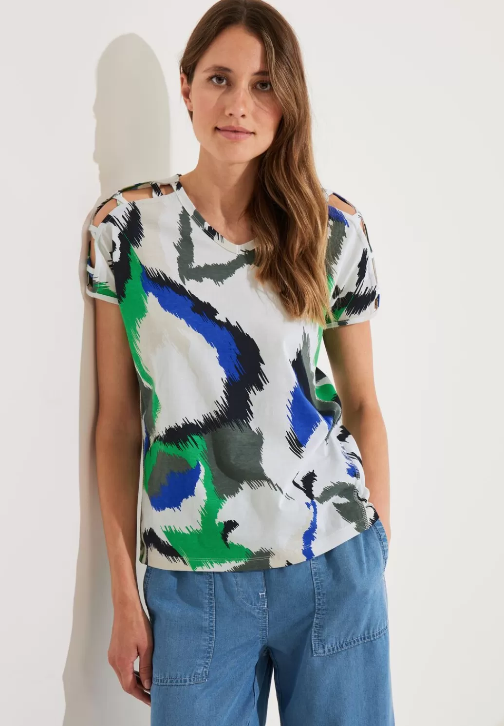 Street One Shirt Mit Schulterdetail^Damen Shirts