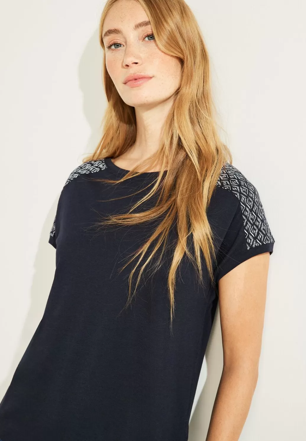 Street One Shirt Mit Schulterprint^Damen Shirts