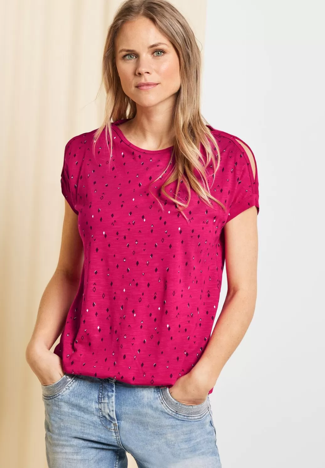 Street One Shirt Mit Schulterschlitz^Damen Shirts