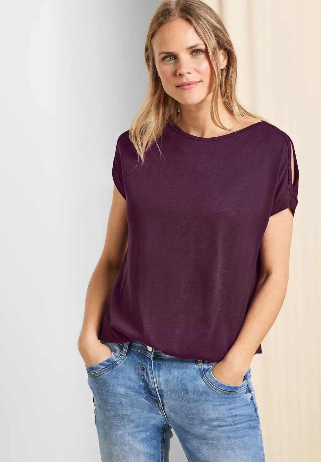 Street One Shirt Mit Schulterschlitz^Damen Shirts