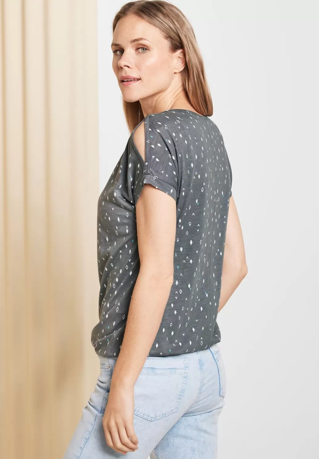 Street One Shirt Mit Schulterschlitz^Damen Shirts