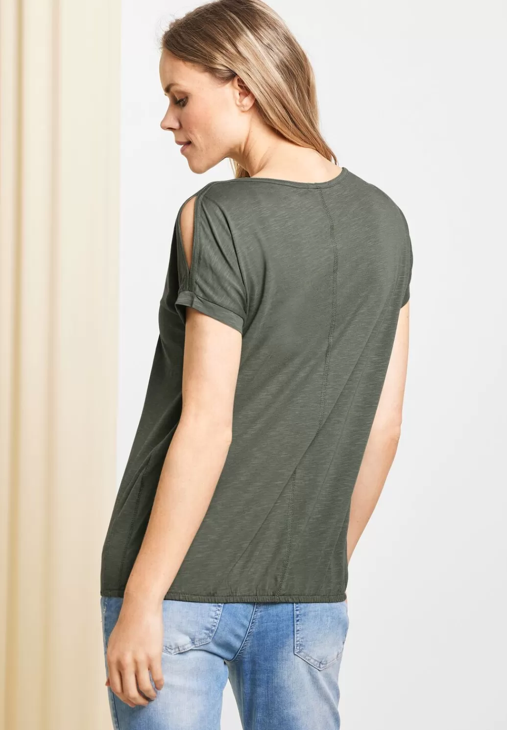 Street One Shirt Mit Schulterschlitz^Damen Shirts