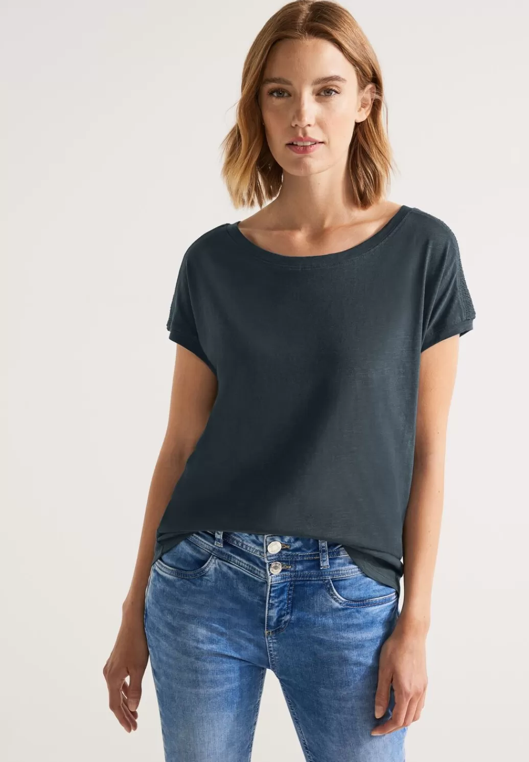 Street One Shirt Mit Smockdetail^Damen Shirts