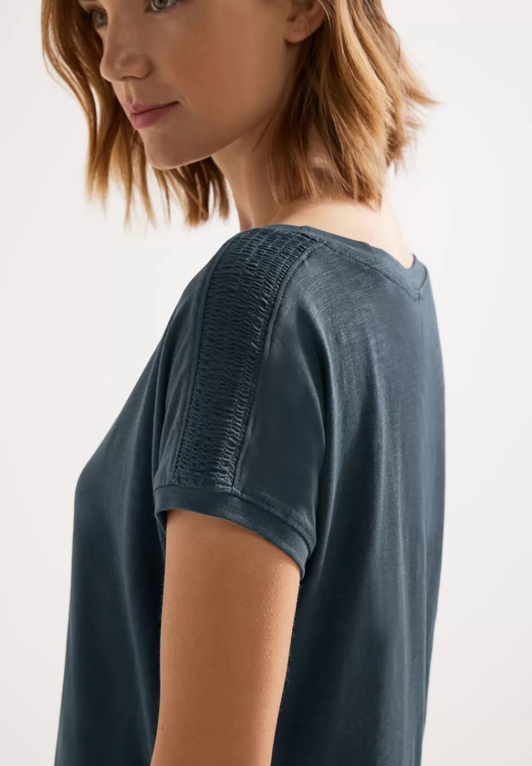 Street One Shirt Mit Smockdetail^Damen Shirts