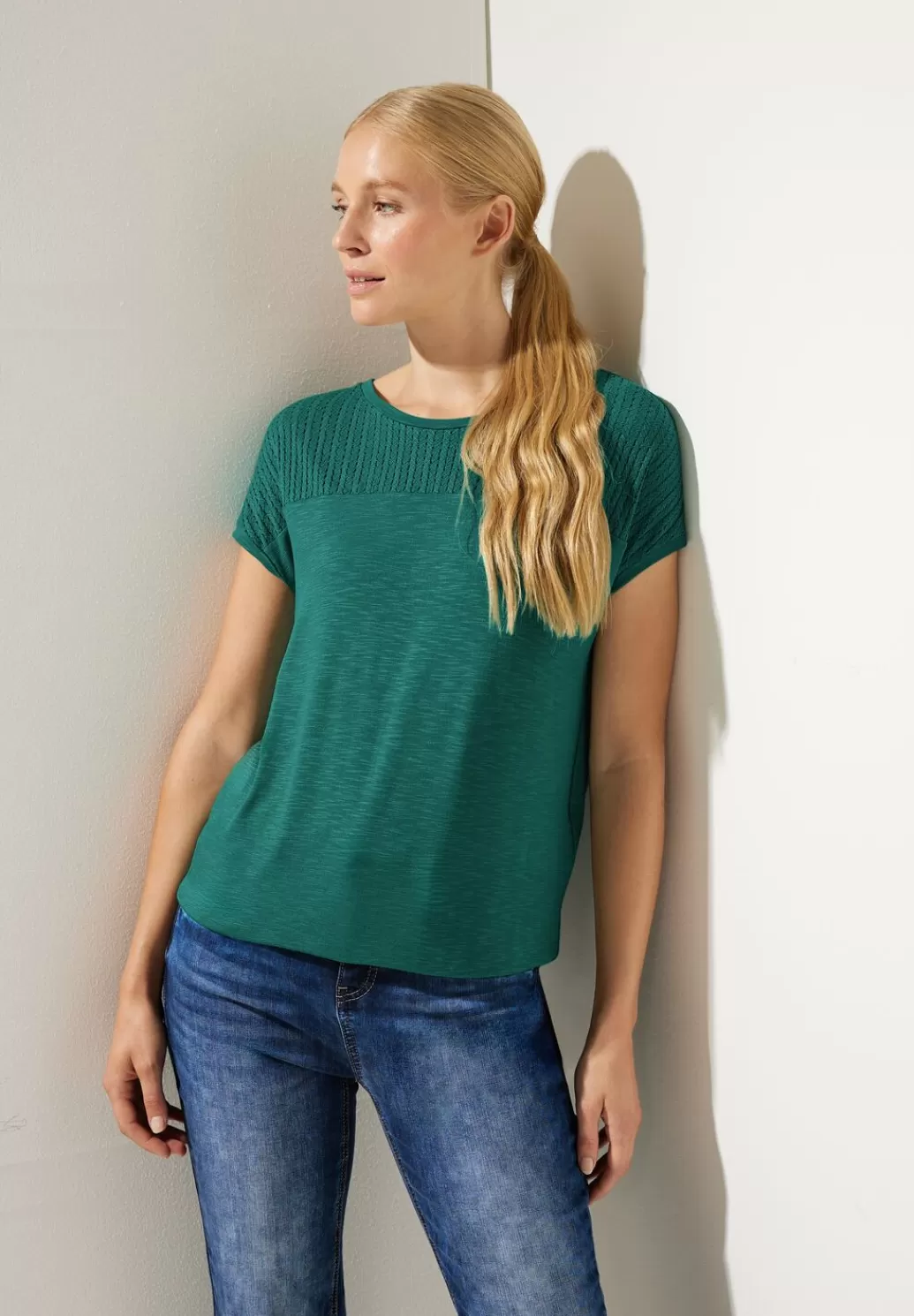 Street One Shirt Mit Spitzendetail^Damen Shirts