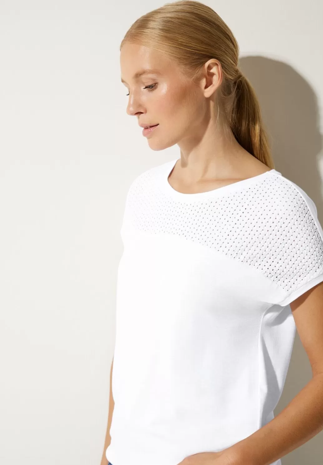 Street One Shirt Mit Spitzendetail^Damen Shirts