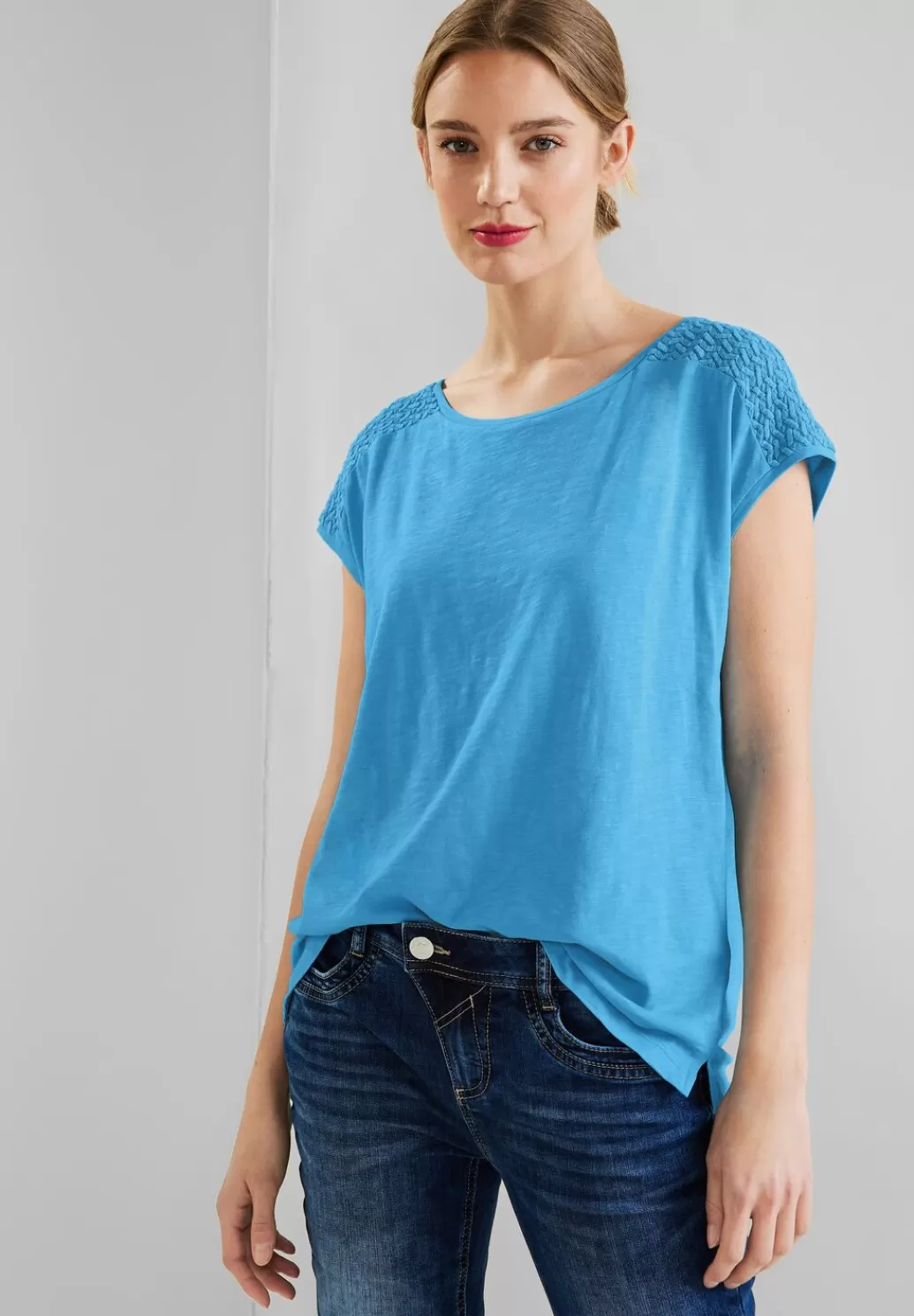 Street One Shirt Mit Spitzeneinsatz^Damen Shirts