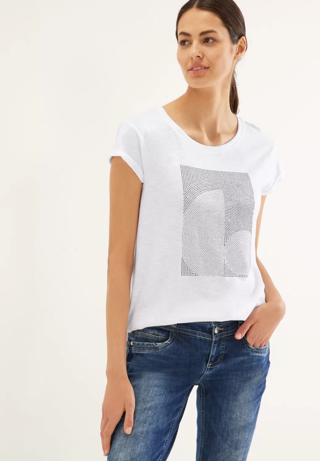 Street One Shirt Mit Steinchen Artwork^Damen Shirts