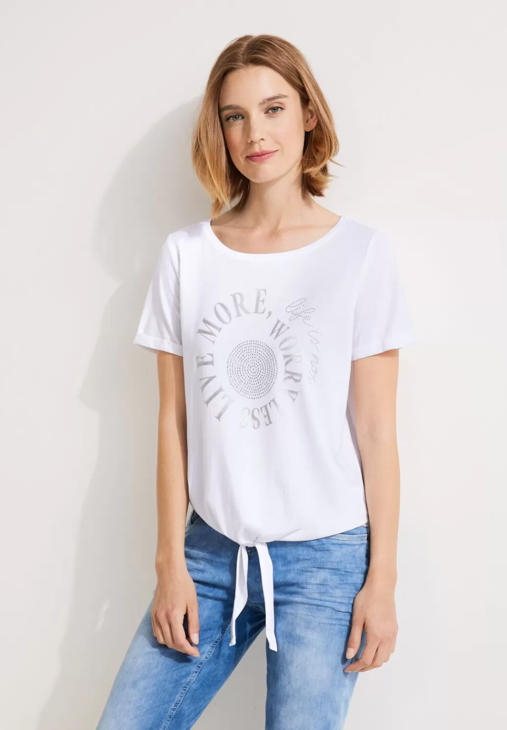 Street One Shirt Mit Steinchen Print^Damen Shirts