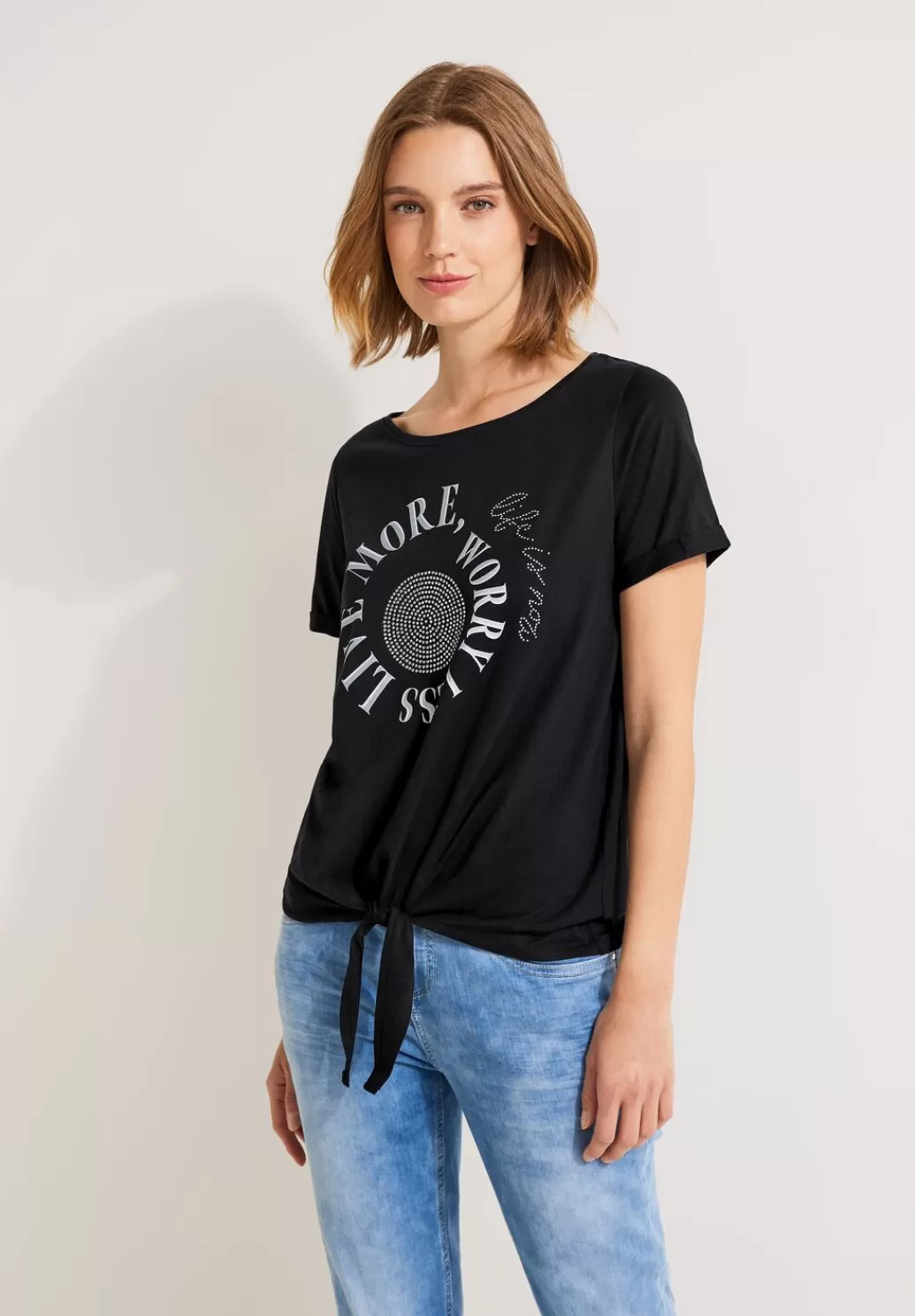 Street One Shirt Mit Steinchen Print^Damen Shirts