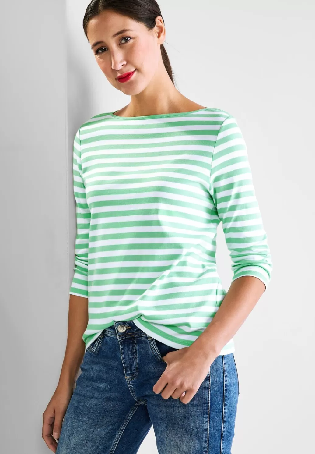 Street One Shirt Mit Streifenmuster^Damen 3/4-Arm Shirts