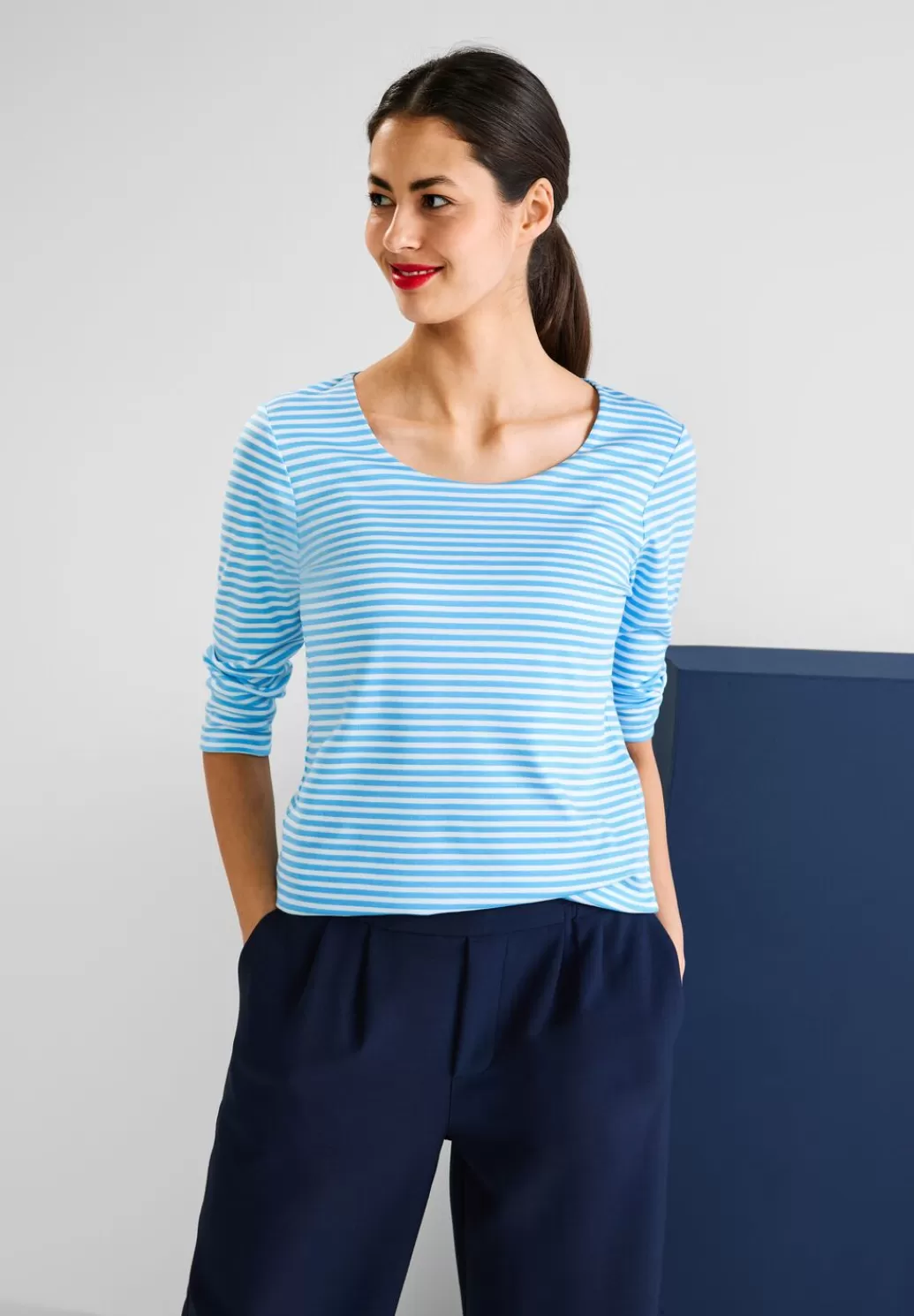 Street One Shirt Mit Streifenmuster^Damen 3/4-Arm Shirts