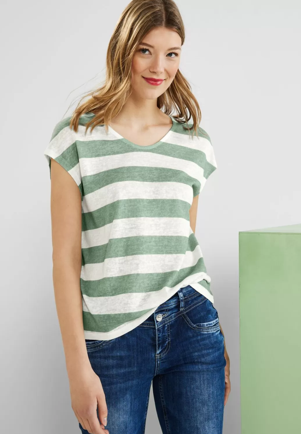 Street One Shirt Mit Streifenmuster^Damen Shirts