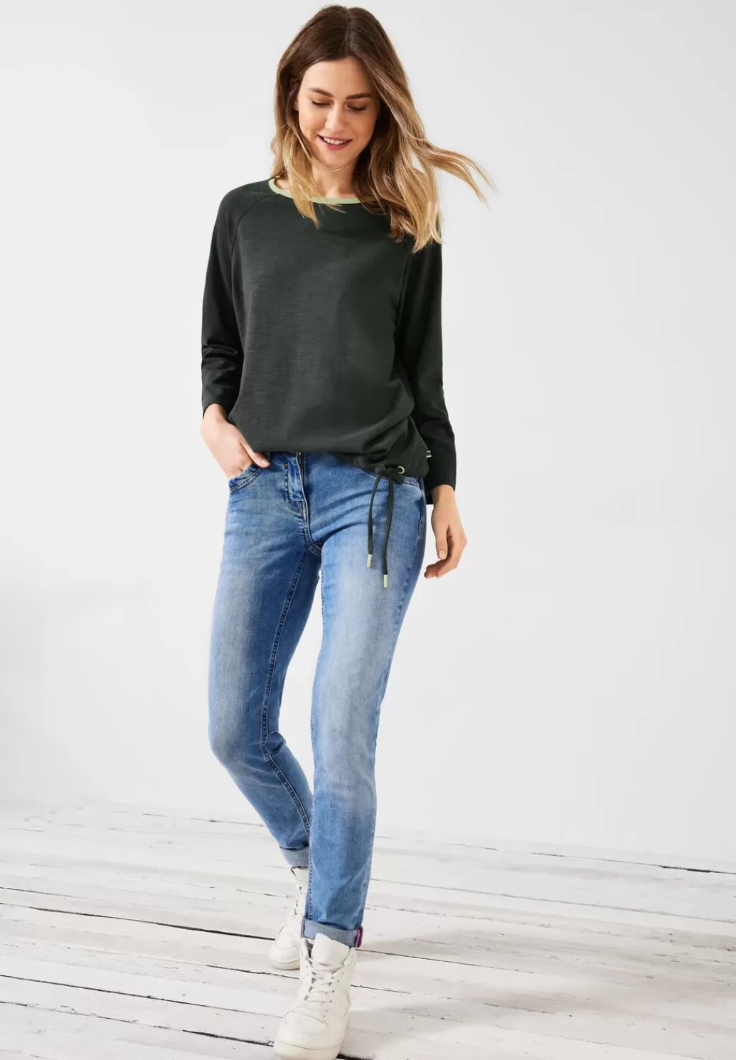 Street One Shirt Mit Struktur^Damen 3/4-Arm Shirts