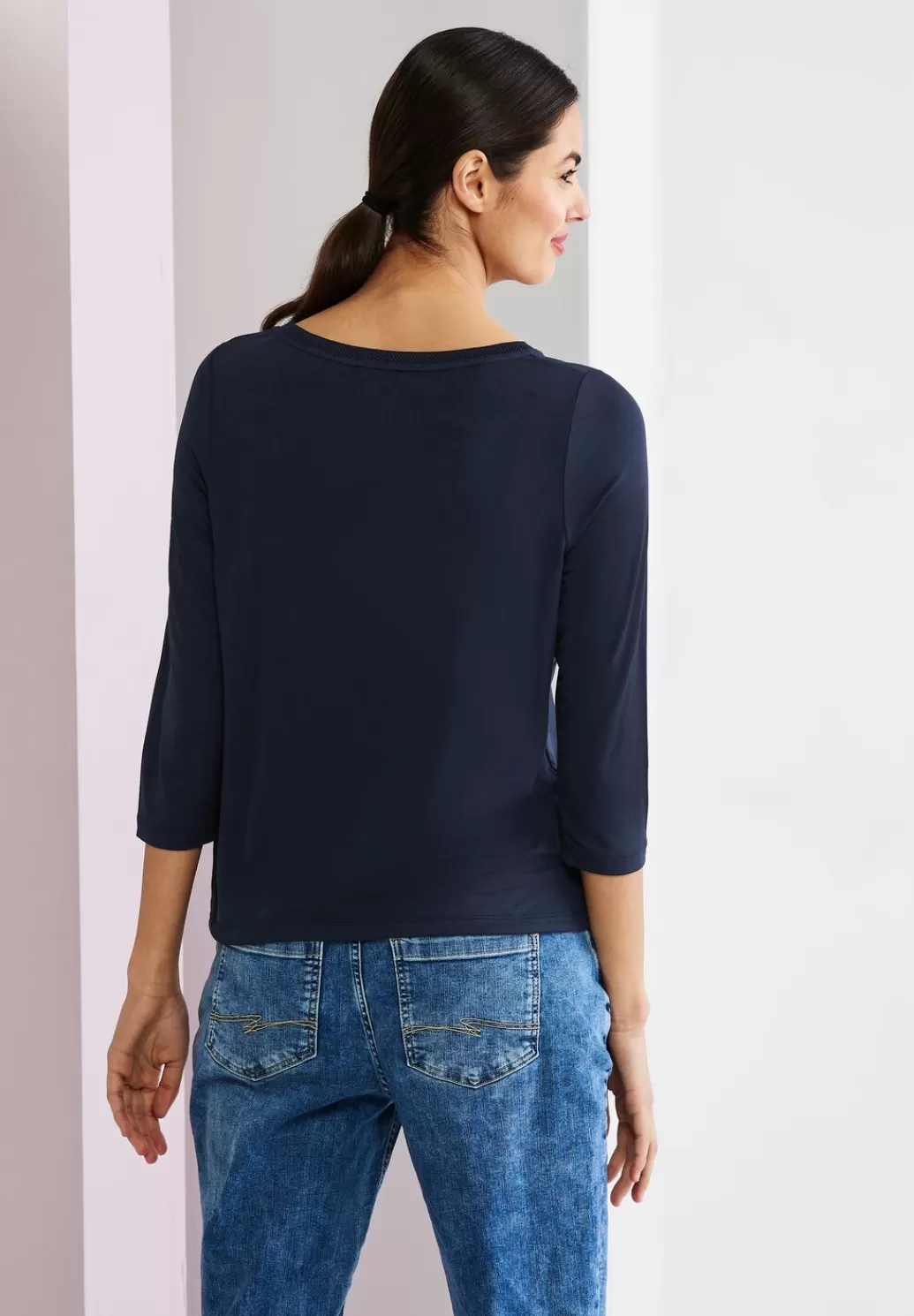 Street One Shirt Mit Tunnelzugband^Damen 3/4-Arm Shirts