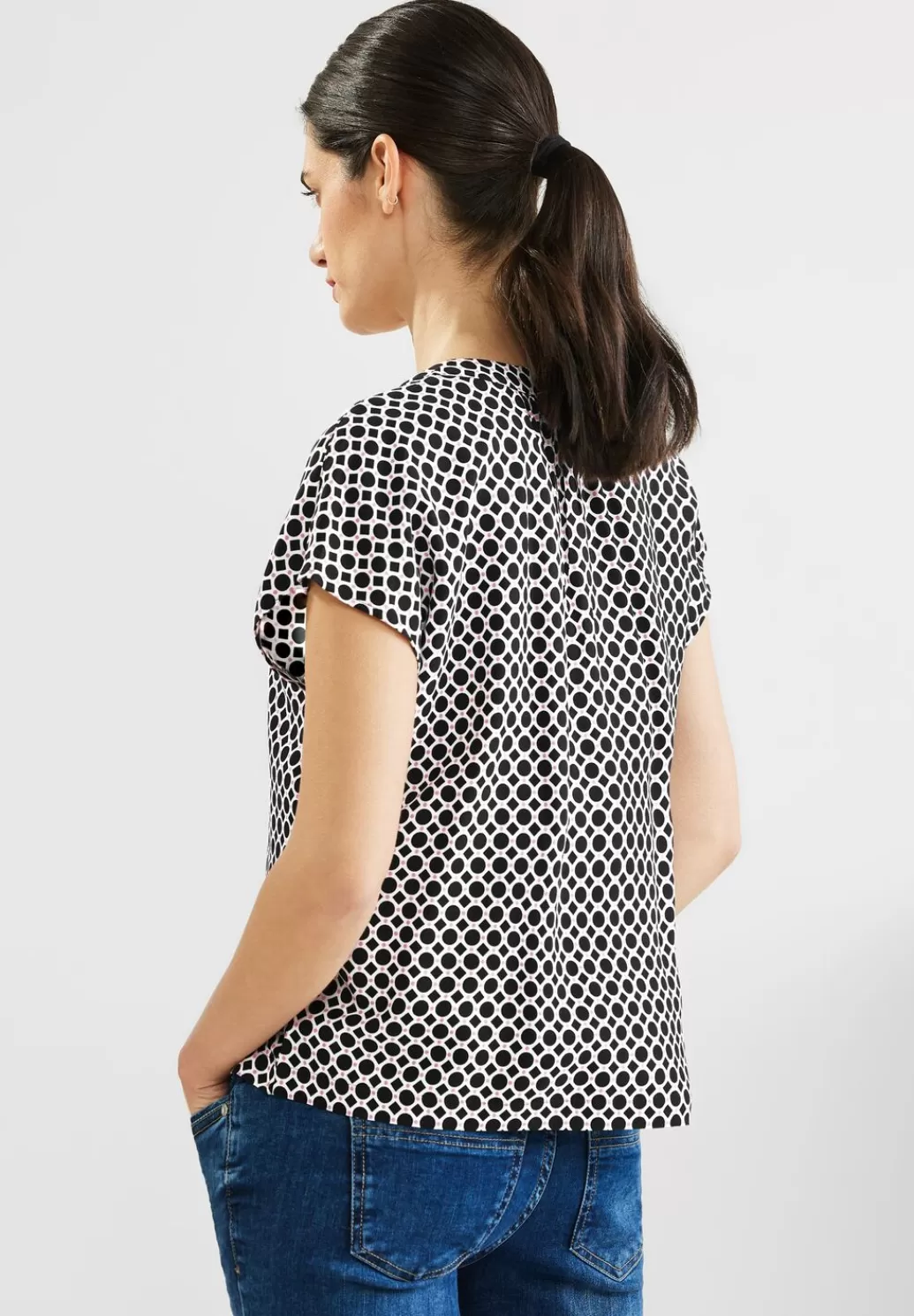 Street One Shirtbluse Mit Alloverprint^Damen Kurzarm Blusen