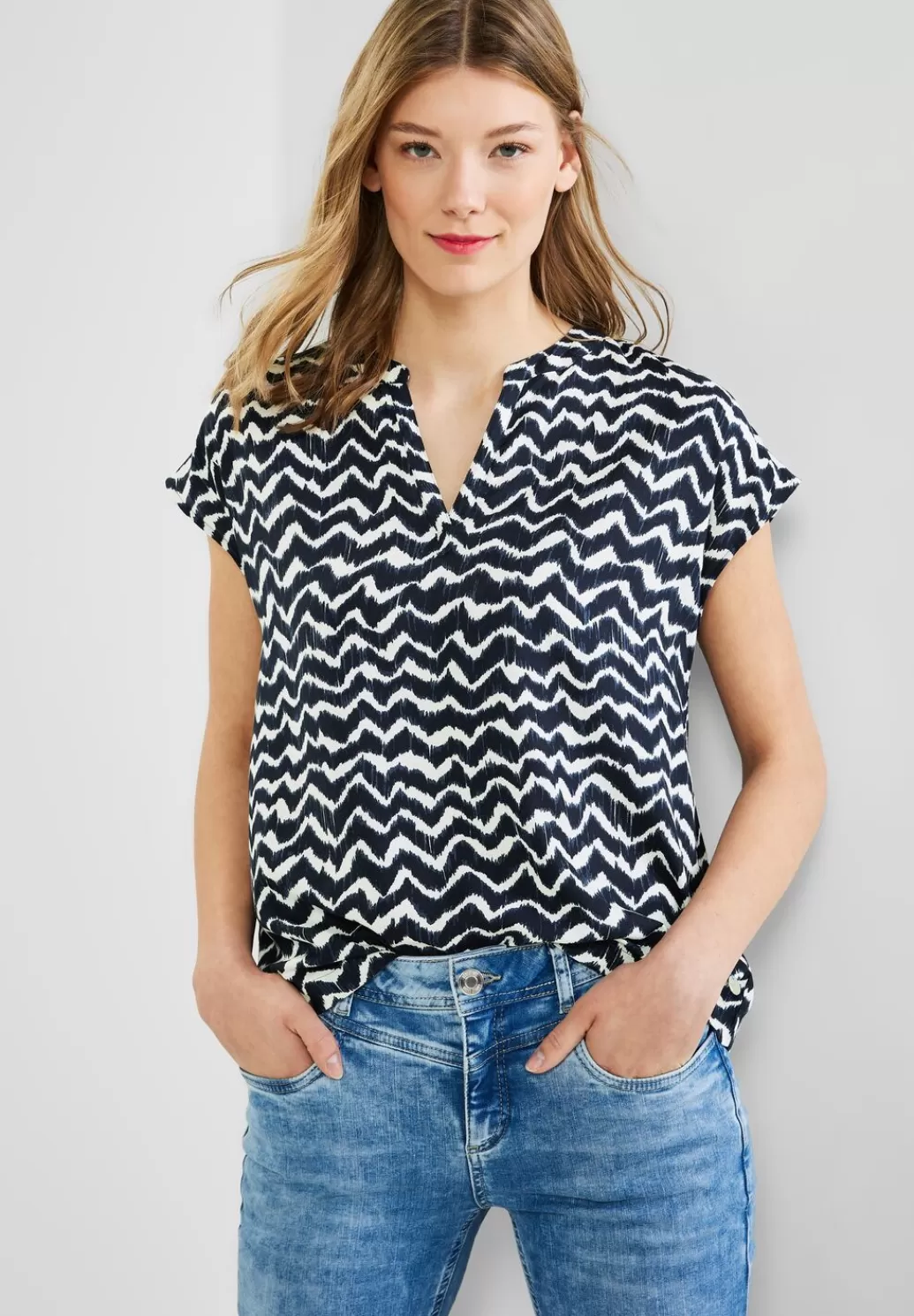 Street One Shirtbluse Mit Print^Damen Kurzarm Blusen