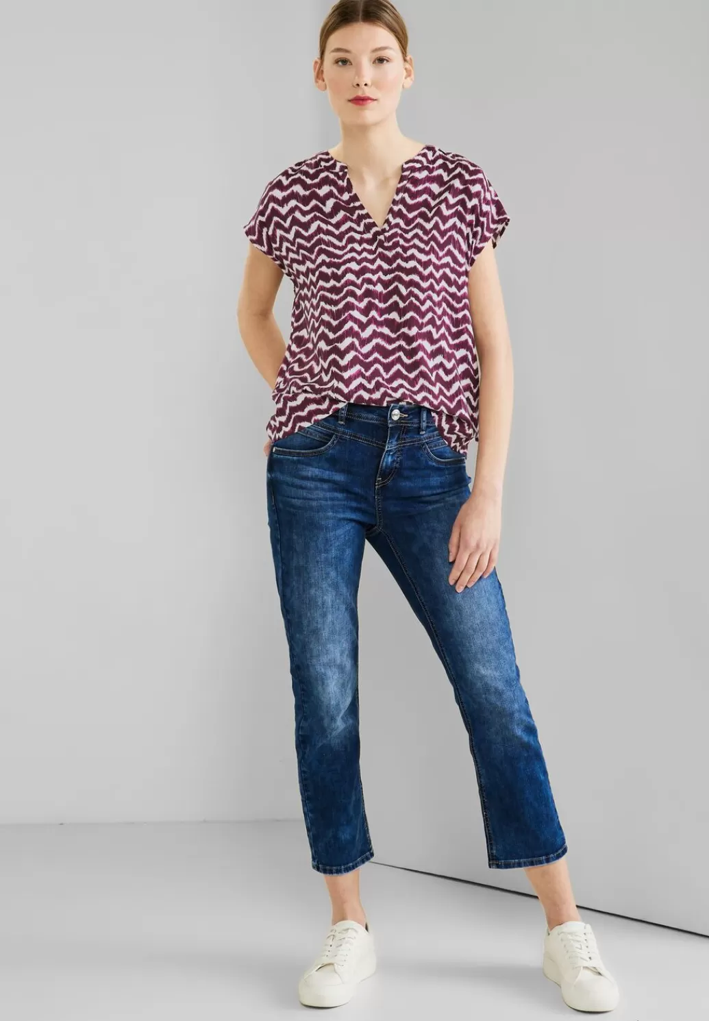 Street One Shirtbluse Mit Print^Damen Kurzarm Blusen