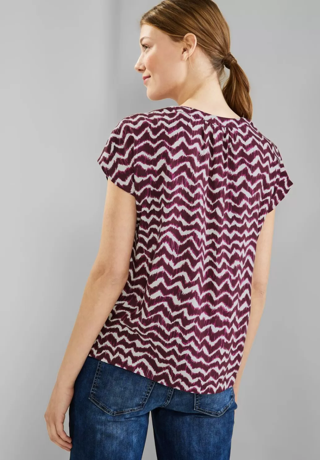 Street One Shirtbluse Mit Print^Damen Kurzarm Blusen