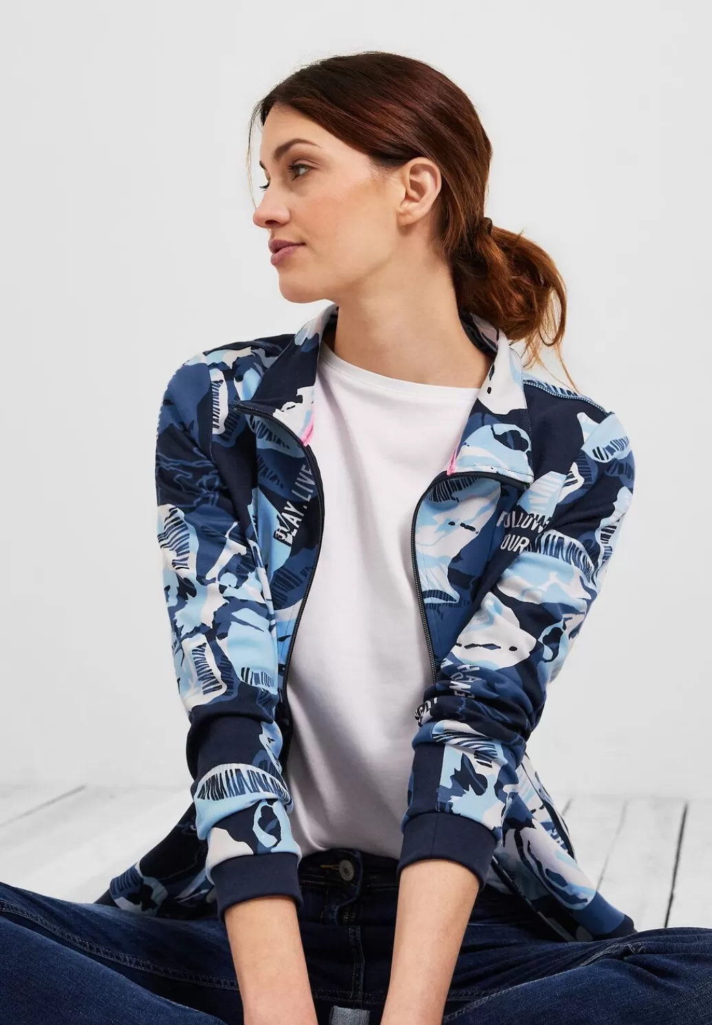 Street One Shirtjacke Mit Blumenprint^Damen Shirtjacken